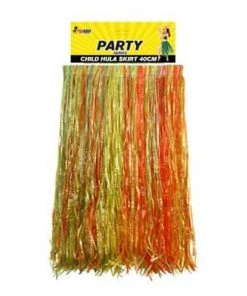 Allen Trading Hawaiian Hula Skirt - Multi Coloured