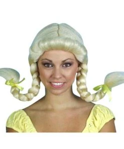 Carnival Products Wig-Heidi Blonde Plaits