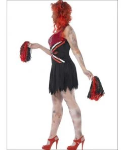 Smiffys High School Horror Zombie Cheerleader Costume Ladiesc