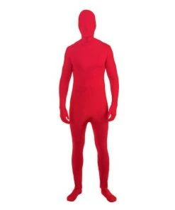 Tomfoolery Mensc Invisible Man Red Costume - Dr Toms