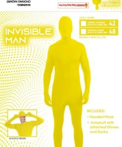 Tomfoolery Invisible Man Yellow Costume - Dr Toms