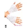 Brave N Krazy 1980's Lace Fingerless White Gloves