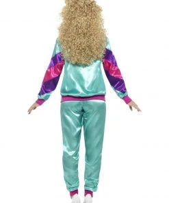 Smiffys Ladiesc 80s Height Of Fashion Shell Suit