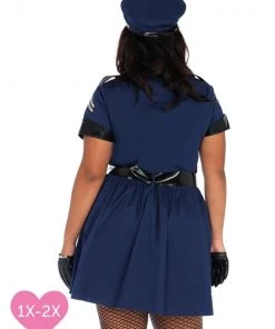 Tomfoolery Flirty Cop Ladies Plus Costume Ladiesc