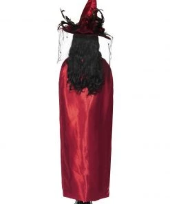 Smiffys Ladies Reversible Cape Red And Black Capes & Cloaks