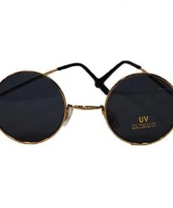 Swedia's Lennon Round Glasses - Dark Accessoriesc