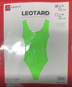 JD Party 80s Leotard Green