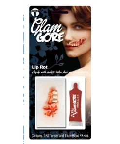 Carnival Products Zombies Tinsley Lip Rot With Blood-Glam Gore 3D FX