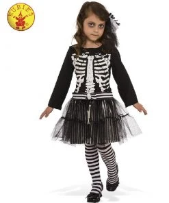 Rubie's Deerfield Little Skeleton Girl Costume