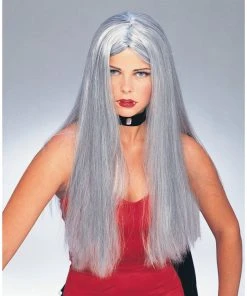 Forum Novelties Long Grey Wig - Ladies