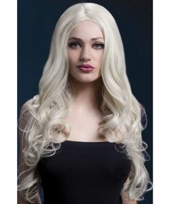 Smiffys Long Blonde Fever Wig With Soft Curls-Rhianne