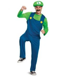 Disguise Costumes Luigi Classic Adult Costume
