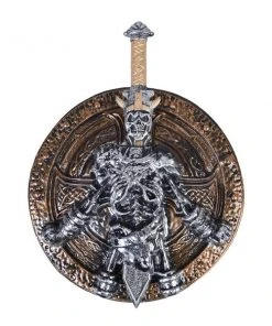 Tomfoolery Medieval Skeletor Shield And Sword Weapons & Armour