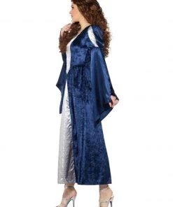 Smiffys Medieval Maid Costume - Blue