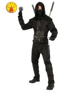Rubie's Deerfield Dark Ninja Costume-Adult Mensc