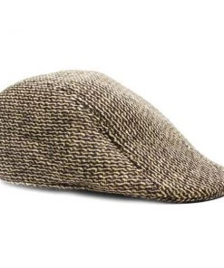 JD Party Mens Vintage Flat Cap - Dark Brown Accessoriesc