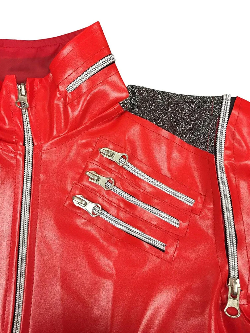 Rubie's Deerfield Michael Jackson Deluxe Beat It Red Jacket - Child Boys Costumes 2 Rubie's Deerfield Michael Jackson Deluxe Beat It Red Jacket - Child Boys Costumes