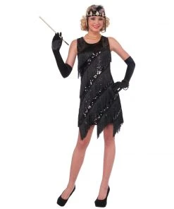 Forum Novelties Midnight Dazzle Flapper Costume