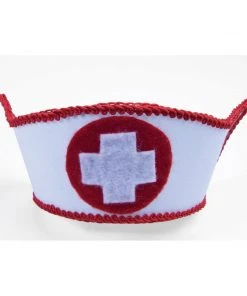Forum Novelties Mini Nurse Hat With Hair Clips