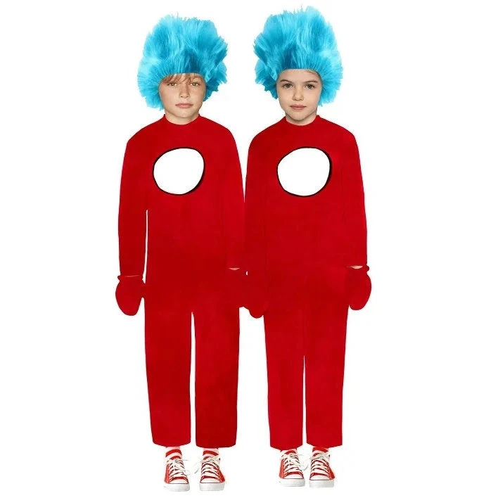 Interalia Group Mischief Maker Children's Red Jumpsuit Book Week Costume Girls Costumes 1 Interalia Group Mischief Maker Children's Red Jumpsuit Book Week Costume Girls Costumes