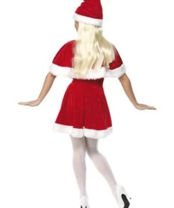 Smiffys Ladiesc Miss Santa Costume With Cape