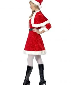 Miss Santa Dress Costume With Cape-Smiffys