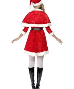 Miss Santa Dress Costume With Cape-Smiffys