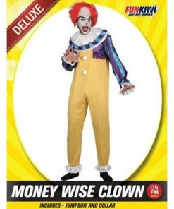 Allen Trading Money Wise Clown Costume