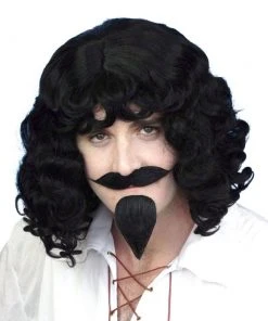 Carnival Products Facial Hair Musketeer Wig, Mo And Beard Set