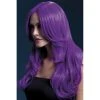 Smiffys Wigsc Neon Purple Fever Khloe Wig