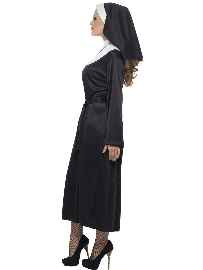 Smiffys Nun Costume Ladiesc 2 Smiffys Nun Costume Ladiesc