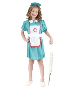 Swedia's Nurse Costume In Green-Child Girls Costumes