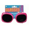 Forum Novelties Accessoriesc 80s Neon Pink Square Glasses