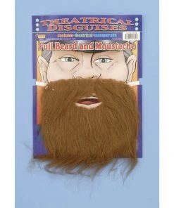 Forum Novelties Pirate Beard/Moustache-Brown Facial Hair