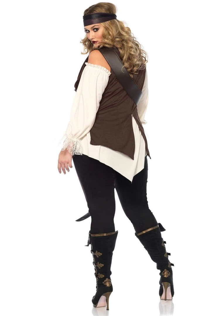 Tomfoolery Pirate Captain Blackheart Ladies Plus Costume - Leg Avenue Ladiesc 2 Tomfoolery Pirate Captain Blackheart Ladies Plus Costume - Leg Avenue Ladiesc