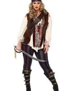 Tomfoolery Pirate Captain Blackheart Ladies Plus Costume - Leg Avenue Ladiesc 8 Tomfoolery Pirate Captain Blackheart Ladies Plus Costume - Leg Avenue Ladiesc