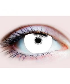 Tomfoolery Accessoriesc White Costume Primal Contact Lens 15.2 Mm Mini Scleral