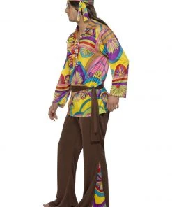 Smiffys Psychedelic Hippie Man Costume