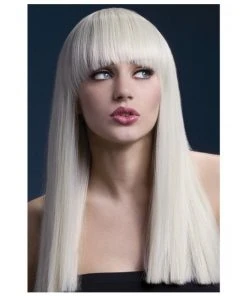 Smiffys Long Straight Blonde Wig - Alexia Wigsc