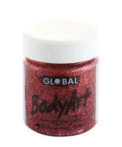 Interalia Group Accessoriesc Red Glitter Face And Body Paint