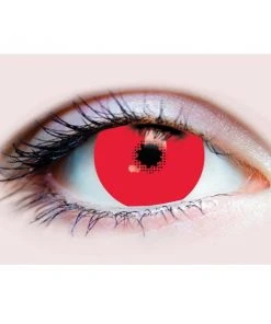 Tomfoolery Red Costume Contact Lens 15.2 Mm Mini Scleral Accessoriesc