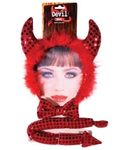 Tomfoolery Accessoriesc Red Devil Kit - Sequin