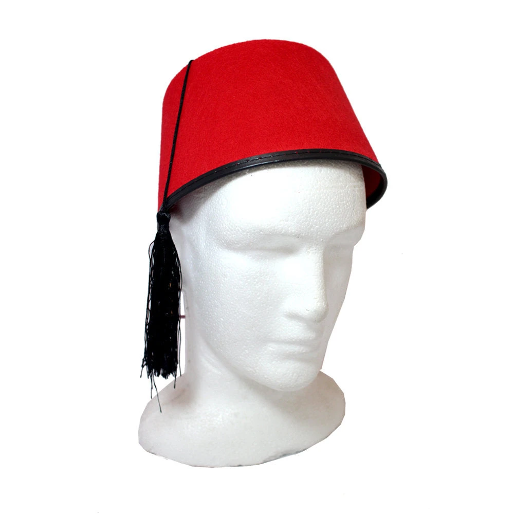 Trademart Accessoriesc Red Fez Hat 1 Trademart Accessoriesc Red Fez Hat