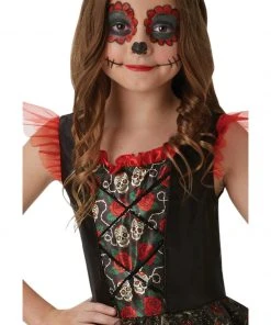 Rubie's Deerfield Red Rose Day Of The Dead Costume-Child 6 Rubie's Deerfield Red Rose Day Of The Dead Costume-Child