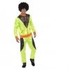 Smiffys Mensc Retro 80's Shell Suit - Green