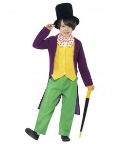 Smiffys Roald Dahl Willy Wonka Costume Book Week