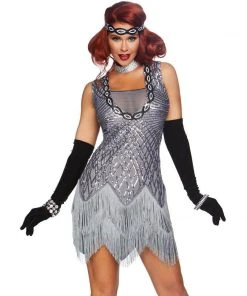 Tomfoolery Roaring Roxy Flapper Costume By Leg Avenue Ladiesc