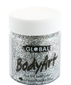 Interalia Group Silver Glitter Face And Body Paint