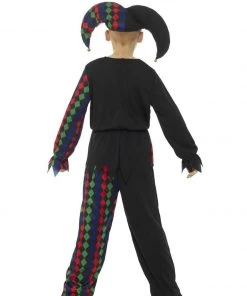 Smiffys Skeleton Jester Costume - Child