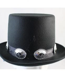 Trademart Accessoriesc Slash Style Top Hat